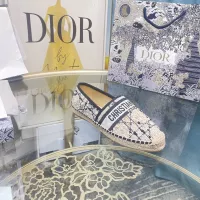 $85.00 USD Christian Dior Flat Shoes For Women #1377886