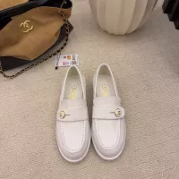 $112.00 USD Chanel Leather Shoes For Women #1378011