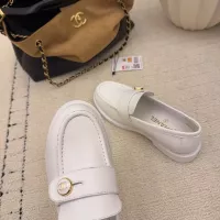 $112.00 USD Chanel Leather Shoes For Women #1378011