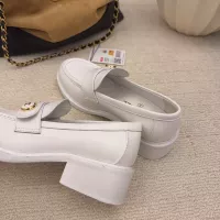 $112.00 USD Chanel Leather Shoes For Women #1378012