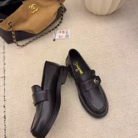 $112.00 USD Chanel Leather Shoes For Women #1378015
