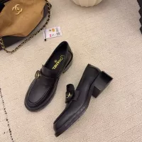 $112.00 USD Chanel Leather Shoes For Women #1378016