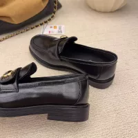 $112.00 USD Chanel Leather Shoes For Women #1378017