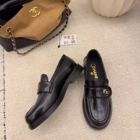 $112.00 USD Chanel Leather Shoes For Women #1378017
