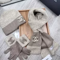 $72.00 USD Chanel Hat and Scarf and Glove Set #1378219
