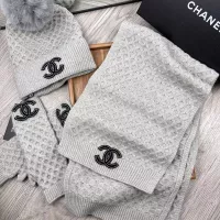 $52.00 USD Chanel Hat and Scarf and Glove Set #1378234