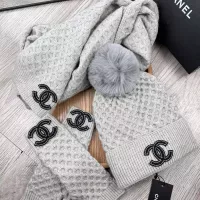 $52.00 USD Chanel Hat and Scarf and Glove Set #1378234