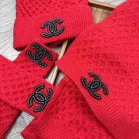 $52.00 USD Chanel Hat and Scarf and Glove Set #1378237