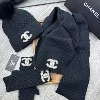 $52.00 USD Chanel Hat and Scarf and Glove Set #1378238