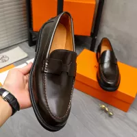 $85.00 USD Hermes Leather Shoes For Men #1380637