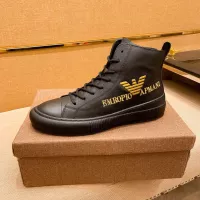 $85.00 USD Armani High Tops Shoes For Men #1380896
