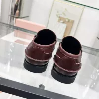 $102.00 USD MIU MIU Leather Shoes For Women #1381080