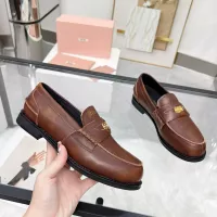 $102.00 USD MIU MIU Leather Shoes For Women #1381081