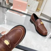 $102.00 USD MIU MIU Leather Shoes For Women #1381081