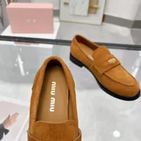 $102.00 USD MIU MIU Leather Shoes For Women #1381082