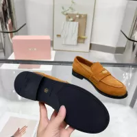 $102.00 USD MIU MIU Leather Shoes For Women #1381082