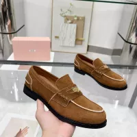 $102.00 USD MIU MIU Leather Shoes For Women #1381083