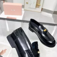 $102.00 USD MIU MIU Leather Shoes For Women #1381086
