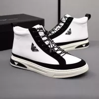 $85.00 USD Armani High Tops Shoes For Men #1381271
