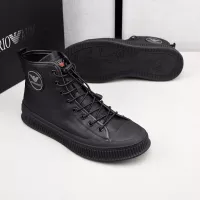 $88.00 USD Armani High Tops Shoes For Men #1381275