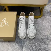 $92.00 USD Christian Louboutin High Top Shoes For Women #1381343