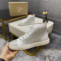 $92.00 USD Christian Louboutin High Top Shoes For Women #1381343