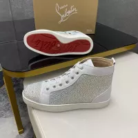 $92.00 USD Christian Louboutin High Top Shoes For Women #1381345