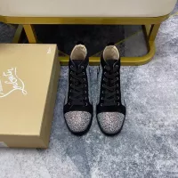 $92.00 USD Christian Louboutin High Top Shoes For Women #1381347