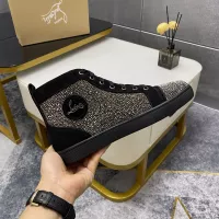 $92.00 USD Christian Louboutin High Top Shoes For Women #1381349
