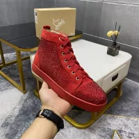 $92.00 USD Christian Louboutin High Top Shoes For Women #1381351