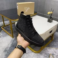 $92.00 USD Christian Louboutin High Top Shoes For Women #1381353