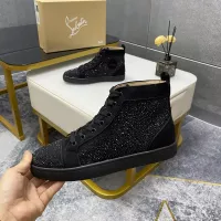 $92.00 USD Christian Louboutin High Top Shoes For Women #1381353