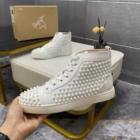 $92.00 USD Christian Louboutin High Top Shoes For Women #1381357