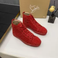 $92.00 USD Christian Louboutin High Top Shoes For Women #1381363