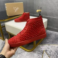 $92.00 USD Christian Louboutin High Top Shoes For Women #1381363