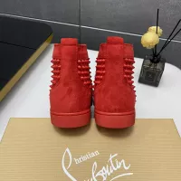 $92.00 USD Christian Louboutin High Top Shoes For Women #1381363