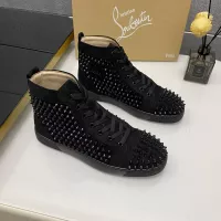 $92.00 USD Christian Louboutin High Top Shoes For Women #1381366