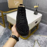 $92.00 USD Christian Louboutin High Top Shoes For Women #1381366