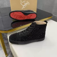 $92.00 USD Christian Louboutin High Top Shoes For Women #1381366