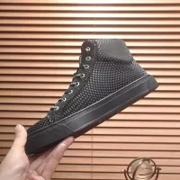 $88.00 USD Philipp Plein PP High Tops Shoes For Men #1381447