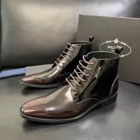 $150.00 USD Prada Boots For Men #1381664