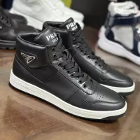 $100.00 USD Prada High Top Shoes For Men #1381673
