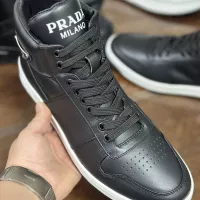 $100.00 USD Prada High Top Shoes For Men #1381673