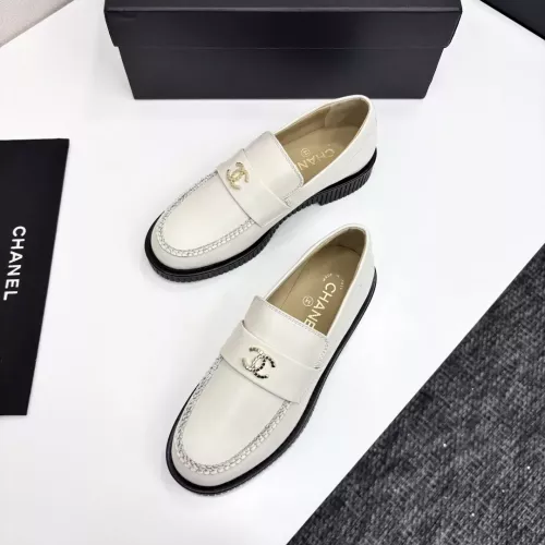 Replica Chanel Leather Shoes For Women #1382032 $125.00 USD for Wholesale