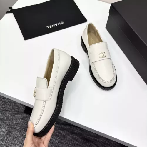 Replica Chanel Leather Shoes For Women #1382032 $125.00 USD for Wholesale