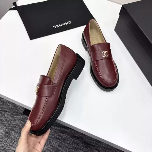Replica Chanel Leather Shoes For Women #1382033 $125.00 USD for Wholesale