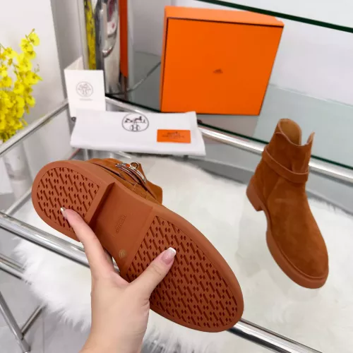 Replica Hermes Boots For Women #1382114 $100.00 USD for Wholesale