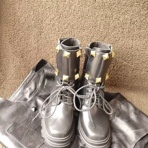 Replica Valentino Boots For Women #1382176 $125.00 USD for Wholesale