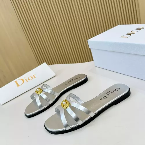 Replica Christian Dior Slippers For Women #1382195 $82.00 USD for Wholesale
