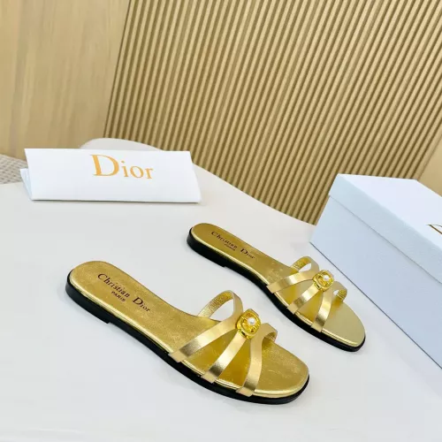 Replica Christian Dior Slippers For Women #1382196 $82.00 USD for Wholesale